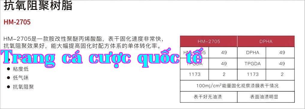 5 Nhựa chống oxy hóa và ức chế trùng hợp